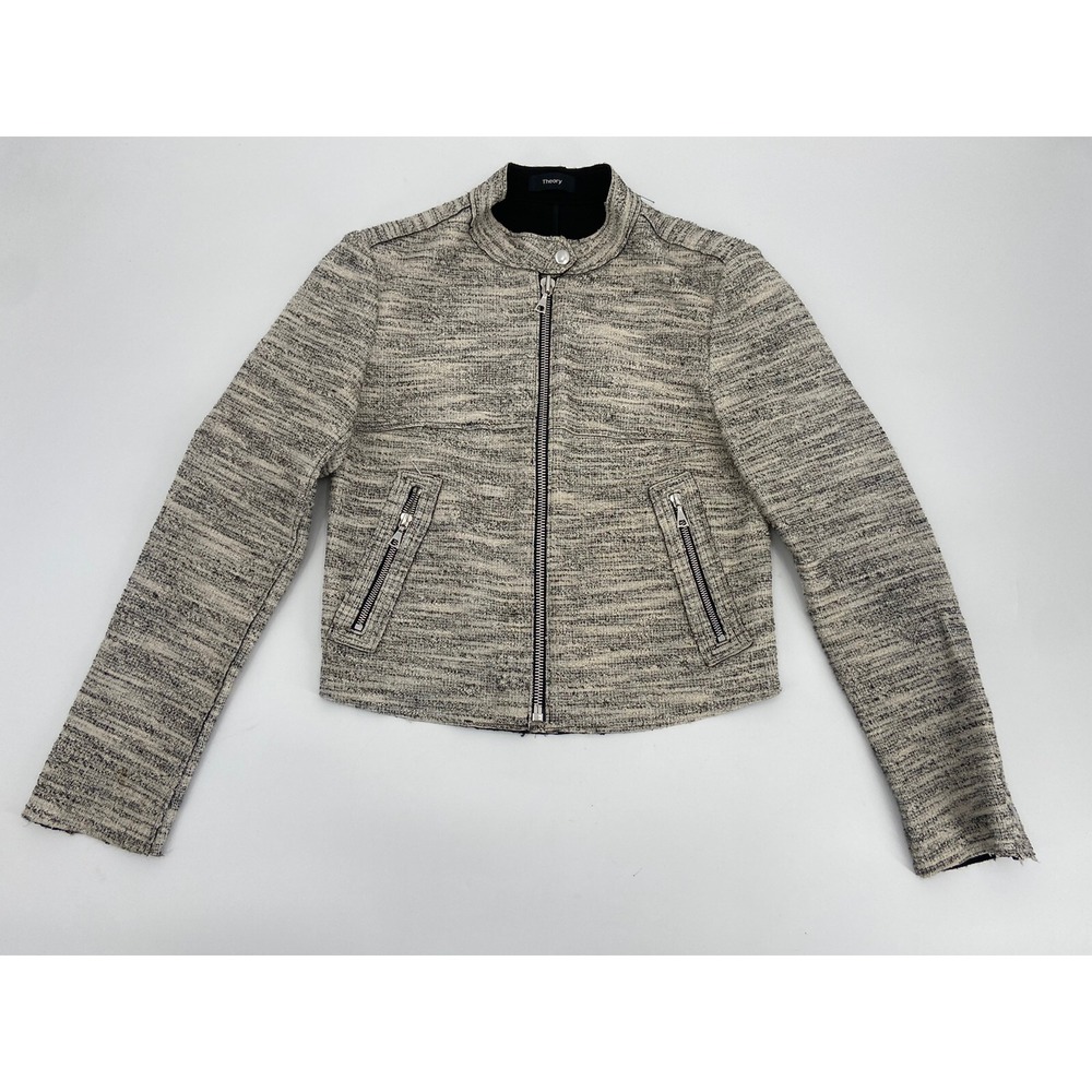 Theory Women's Bavewick K. Branson Moto‎ Jacket (Size: S)